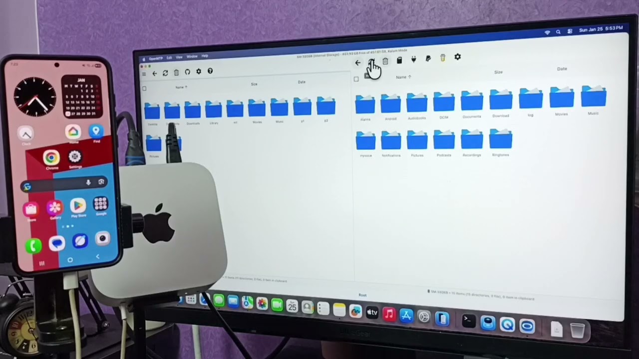 Лучший способ передачи файлов размером более 10 ГБ между Android и Mac на macOS MacBook Mac Mini ...