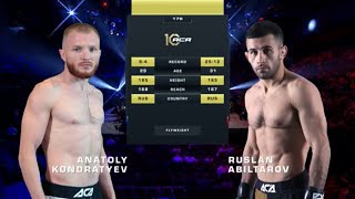 Анатолий Кондратьев vs. Руслан Абильтаров | Anatoliy Kondratyev vs. Ruslan Abiltarov | ACA 175