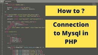 1. Tutorial cara koneksi database menggunakan php