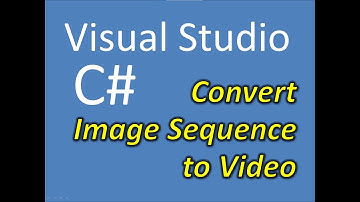 C# Convert Image Sequence to Video with EmguCV