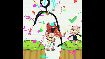 draw 2 save : save the man- save #anya   ||  draw one part -  (d.o.p) #shorts #dop