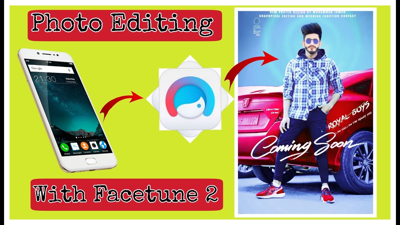 How To Use Facetune 2 In Mobile | Best app for Photo Editing | Skin Editing Tutorial for Mobile