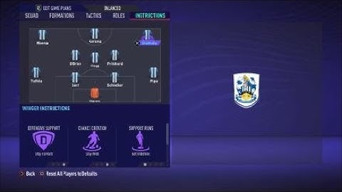 FIFA 21 Custom Tactics - Recreate 4-3-3 of  Huddersfield + Instructions - Replicate real system