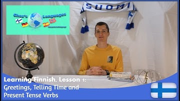 Learning Finnish, Lesson 1: Greetings, Telling Time and Present Tense of Verbs
