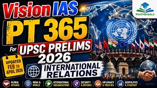 Vision IAS PT 365 (Updated) | International Relations | Feb to April 2026