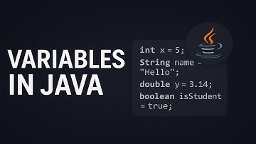 Variables in Java
