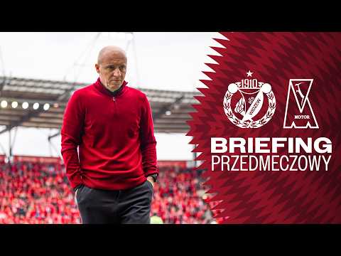 Briefing przed meczem Widzew Łódź - Motor Lublin — football video