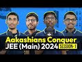 Aakashians conquer jee main 2024  session 1  rishi tops with a perfect score of 300