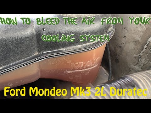 How To Bleed Air From Your Coolant,  Plus Water Pump Replacement, Ford Mondeo 2L Duratec.