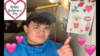 ASMR Drawing Valentine's Day Stuff w Soft BTS Piano Love Songs screenshot 5