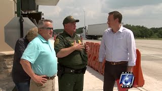 Congressional delegation visits new Border Patrol checkpoint station in Falfurrias