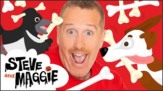 Steve and Maggie Halloween Spooky Costumes + Play Kids Game | Wow English TV screenshot 4