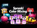 GUESS the Mixed Colors| Sprunki OC Sigma Boy |Compilation #sprunki #incredibox #colormixing #clay