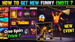 NEW DRAGON SWIPE EMOTE FADED WHEEL EVENT 😱| FREE FIRE NEW EVENT | FF NEW EVENT TODAY | NEW EMOTE