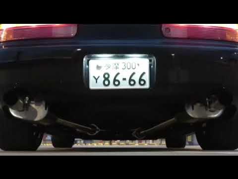 Circuit Werks Lexus Sc300 Dual Exit Exhaust System Mounted on a 1jz
