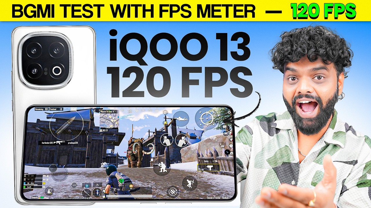 iQOO 13 - 120 FPS BGMI Test | BGMI 3.5 Update - YouTube