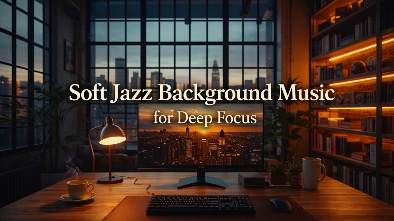 Soft Jazz Background Music for Deep Focus