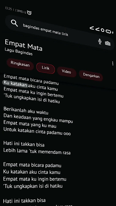 Lirik dj empat mata