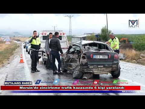 Mersin'de zincirleme trafik