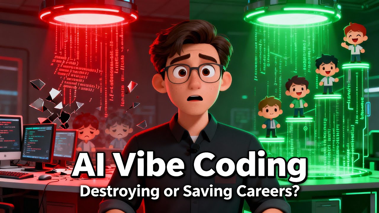 How AI Vibe Coding Is Destroying (or Saving) Junior Dev Careers - YouTube