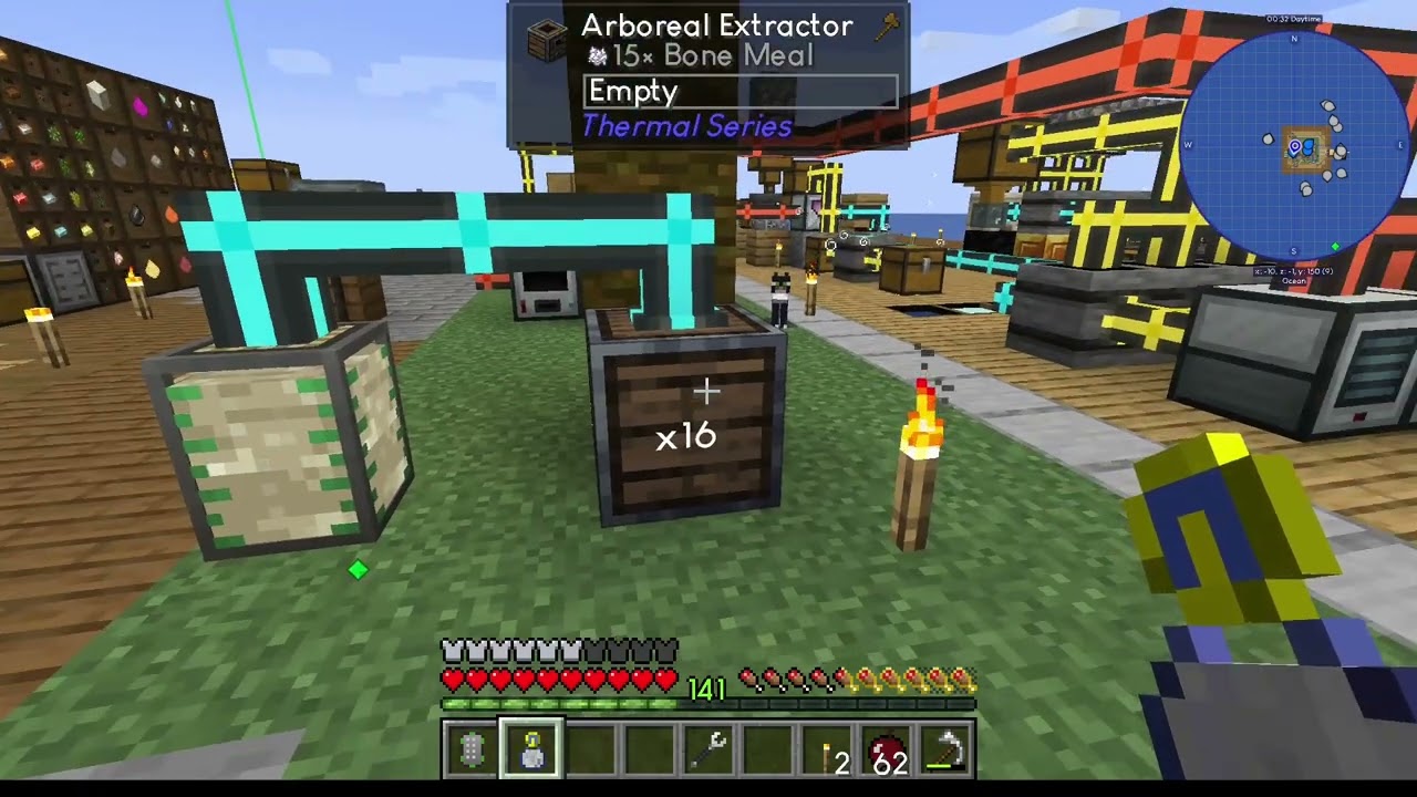 Let's Play Minecraft Java Modpack Seaopolis 2 Ep13 Making Latex