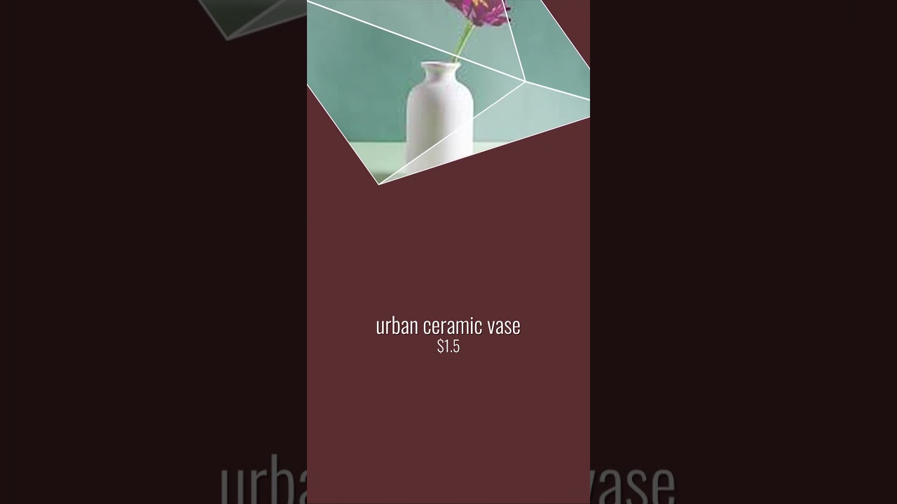 urban ceramic vase