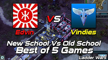 Edvin Vs Vindies | 5 Game Ladder Wars | Red Alert 3 1v1 , Casted Multiplayer Gameplay , 2021