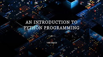 Intro to Python - Workshop Playback | BuildingBloCS 2023