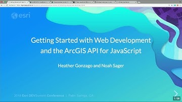 Getting Started with Web Development and the ArcGIS API for JavaScript