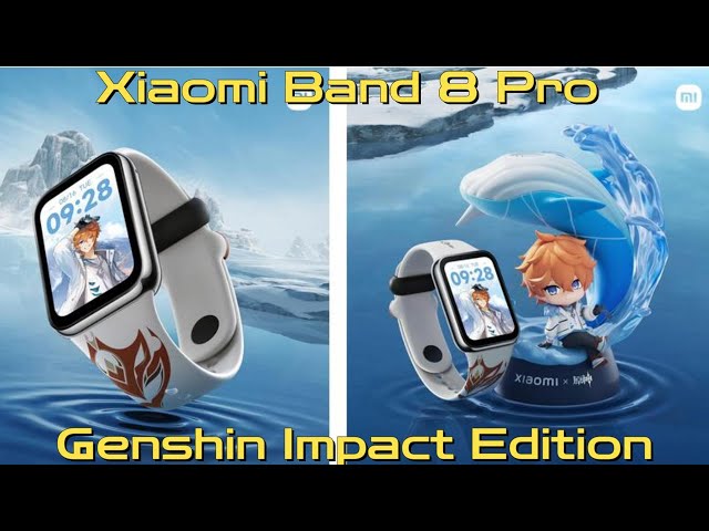 Así luce la nueva y espectacular edición especial Genshin Impact de la Xiaomi  Smart Band 8 Pro: su estación de carga es una completa pasada