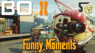 Black Ops 2 Funny Moments (MAD MAN, Monkey Trickshot, Window Wars)
