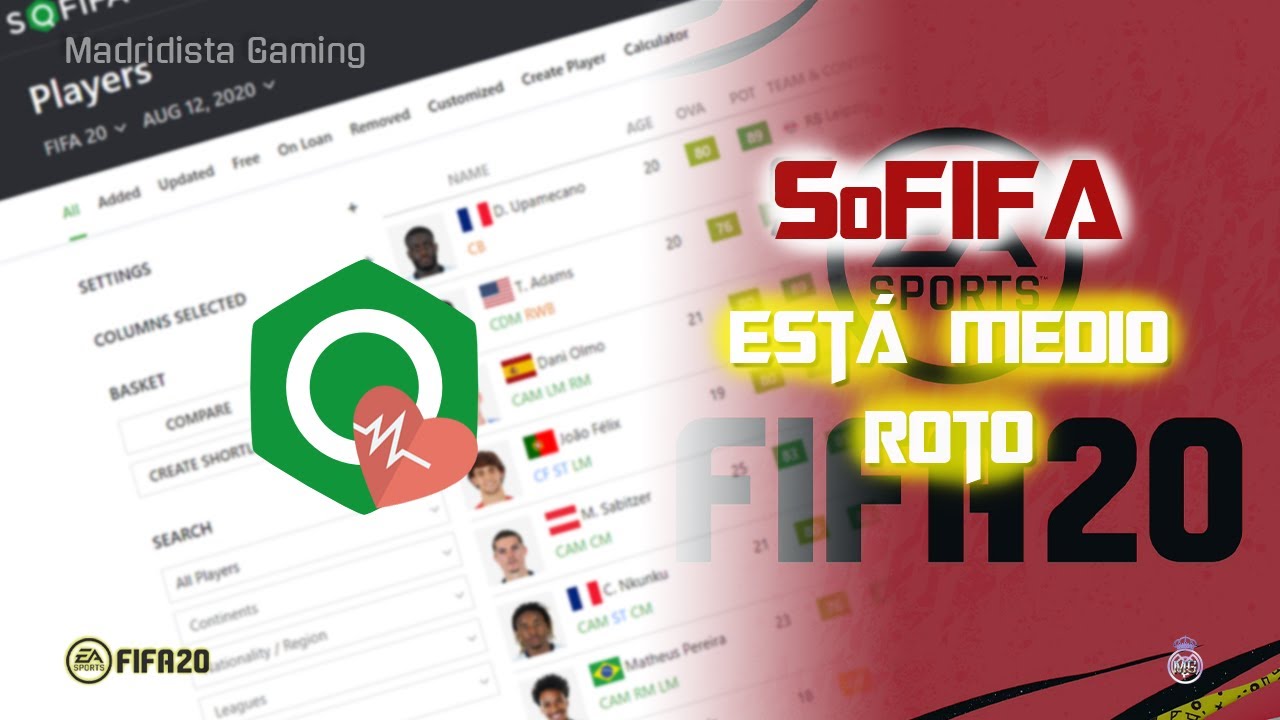 SoFIFA y ERRORES del website que no conocías YouTube