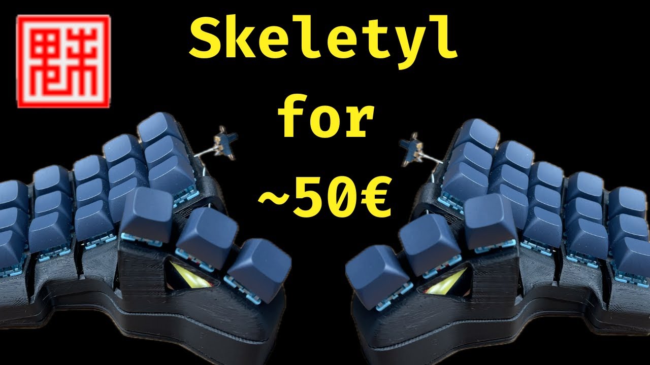 Bastardkb Skeletyl с Miryoku дешевле 50€