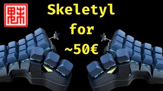 Bastardkb Skeletyl with Miryoku for under 50€