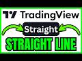 How To DRAW A STRAIGHT LINE In TradingView (QUICK & EASY) 2026