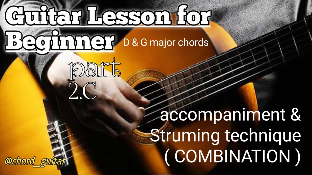 Guitar Lesson for beginner | Part 2.C | chords progression with ...
