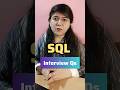 SQL Interview Question Asked in Top MNC Companies #sql #sqlinterviewquestionsandanswers #faang