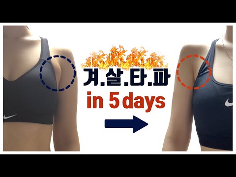 ♦️Armpit fat workout♦️5-minute fat-burning routine