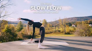 20 Minute Slow Flow | relaxing, full body stretch screenshot 5