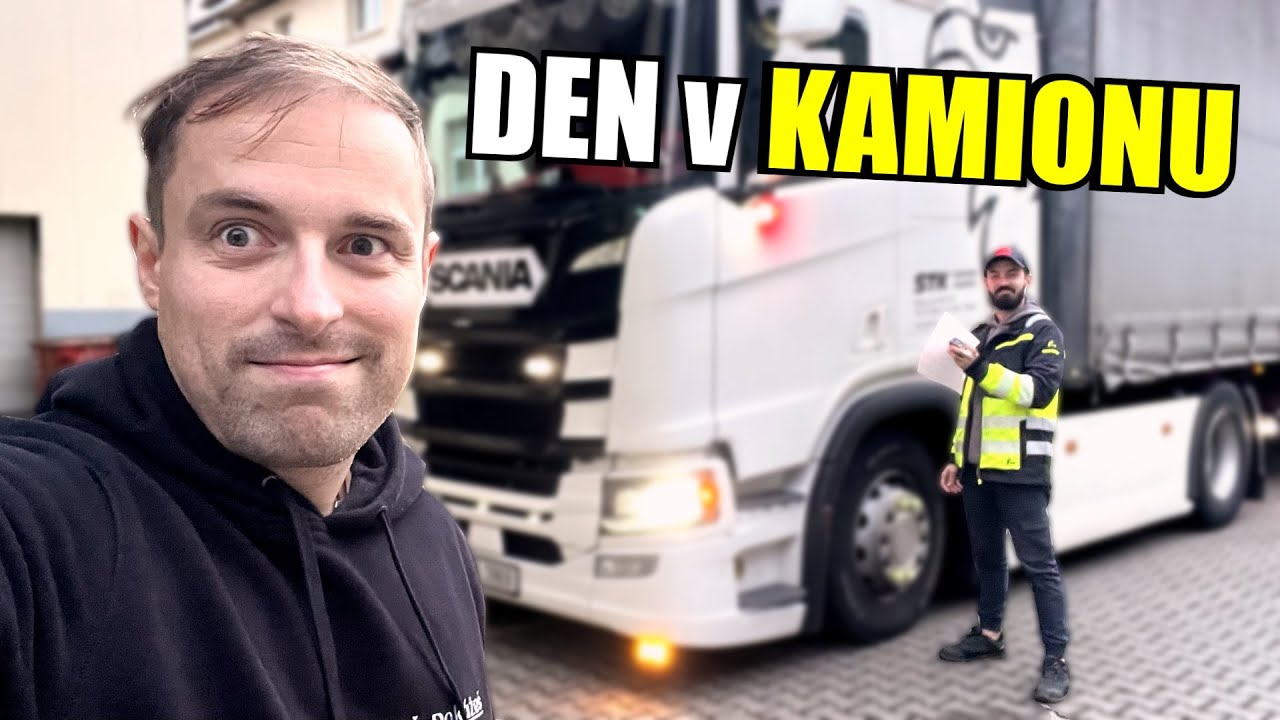 Brácha mě vzal KAMIONEM do Německa! 😅 SCANIA R450 vlog