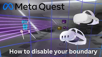 How to turn off boundary/guardian on Quest 2 & 3 in under a minute!