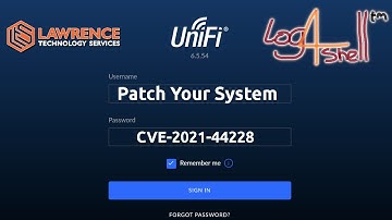 Patching UniFi Against The Log4J CVE-2021-44228 Vulnerability