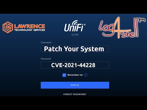 Patching UniFi Against The Log4J CVE-2021-44228 Vulnerability - Lawrence Technology Services