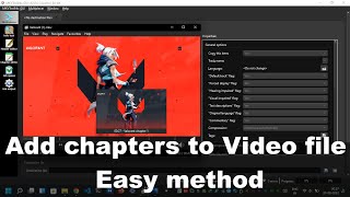 Add chapters in video easiest method MKVToolNix GUI.