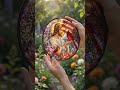 Majestic Jesus &amp; Red Cardinal Stained Glass Art ✨🔴 #shortsvideo