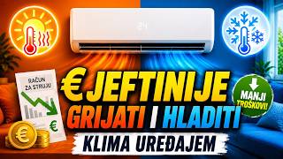 Kako se Bolje i Jeftinije Grijati i Hladiti Klima Uređajem