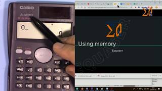 Casio FX-300MS: Using memory - YouTube