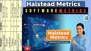 Halstead Metrics Explained with Example | How to Compute Halstead Metrics | Halstead Metrics