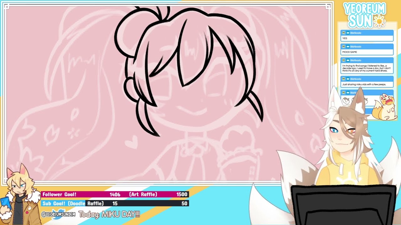 [Dooding] ♫ HAPPY MIKU DAY! 🍒🌸 Manifesting Sakura Miku!!