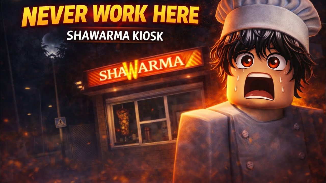 Roblox horror hits different at night 😰 | Shawarma Kiosk